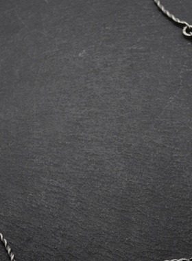 MOUNTMESU锁骨链Twisted SIlver NAIL Neacklace纽纹钉 先锋 工匠