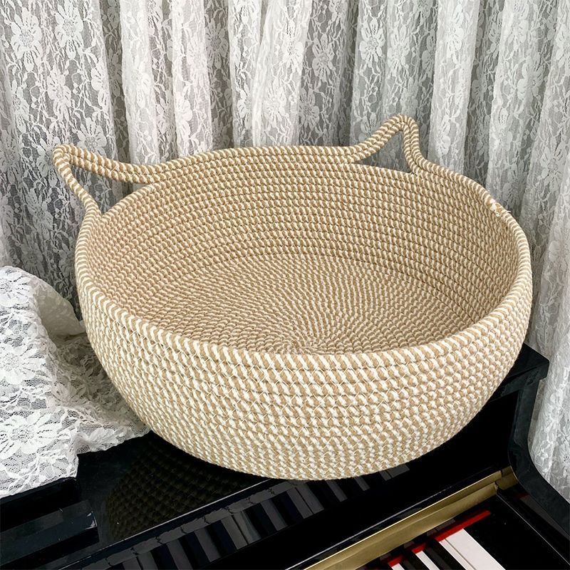 Cool rattan cat scratching board for cat nests for all seasons