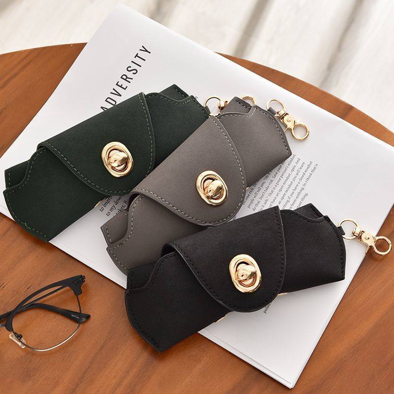 新款时尚翻毛皮质感便携抗压防摔眼镜袋太阳镜墨镜收纳眼镜保护套,淘宝优惠券,粉丝福利购,淘宝优惠卷