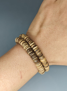 复古椰壳手链个性创意男女做旧简约手串夜市小众闺蜜网红小众