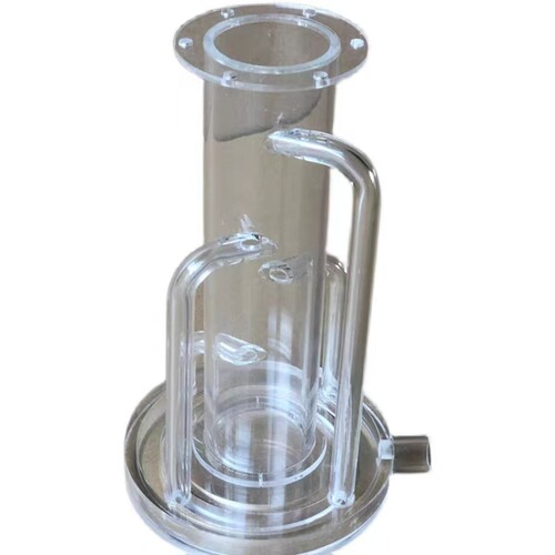 高透明亚克力管有机玻璃pmma圆柱形实验装置法兰雕刻水箱加工定制 - 图3
