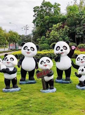 大型玻璃钢卡通人物公仔雕塑定制户外商场幼儿园吉祥物落地摆件