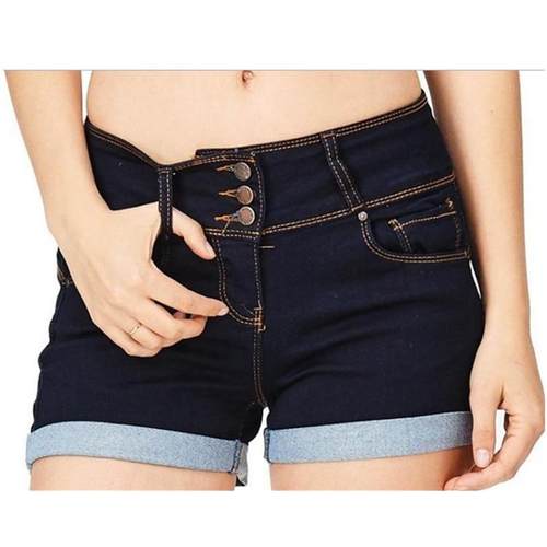 fashion women jeans shorts summer stretch ladies denim pants-图3