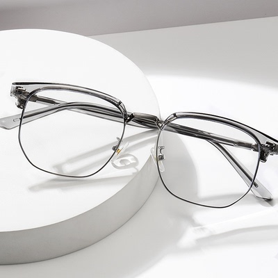 mikibobo【含0-600度防蓝光近视镜片】眼镜赠镜盒镜布近视定制