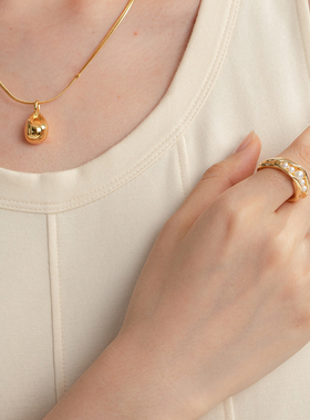 SOFTROOM锁骨链海光项链