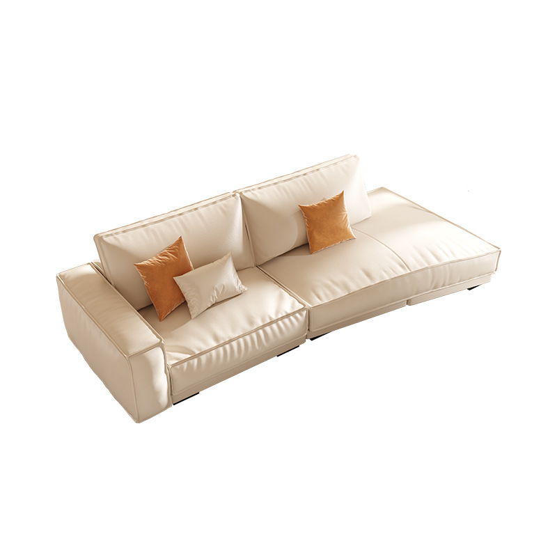 异形转角沙发baxter客厅设计师豆腐块超深坐宽科技布意式极简沙发-图3