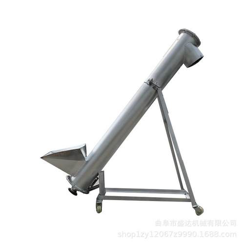 河沙装车车载式螺旋提升机加厚不锈钢甜面酱运输机价格 - 图3