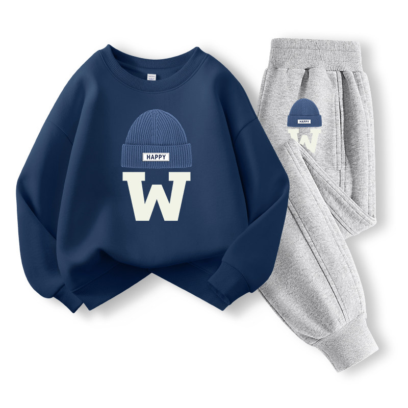 真维斯儿童套装春秋款2025新款男大童薄款卫衣潮酷帅气男童运动服,淘宝优惠券,粉丝福利购,淘宝优惠卷