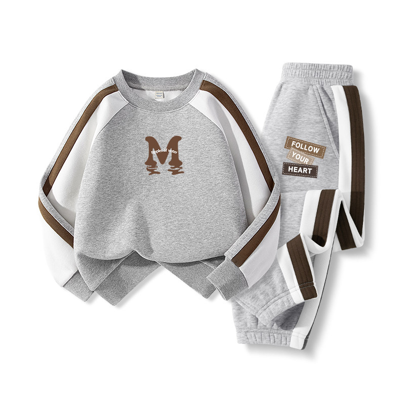 真维斯男童套装春秋2025新款休闲薄款男孩裤子潮帅气时髦儿童上衣,淘宝优惠券,粉丝福利购,淘宝优惠卷