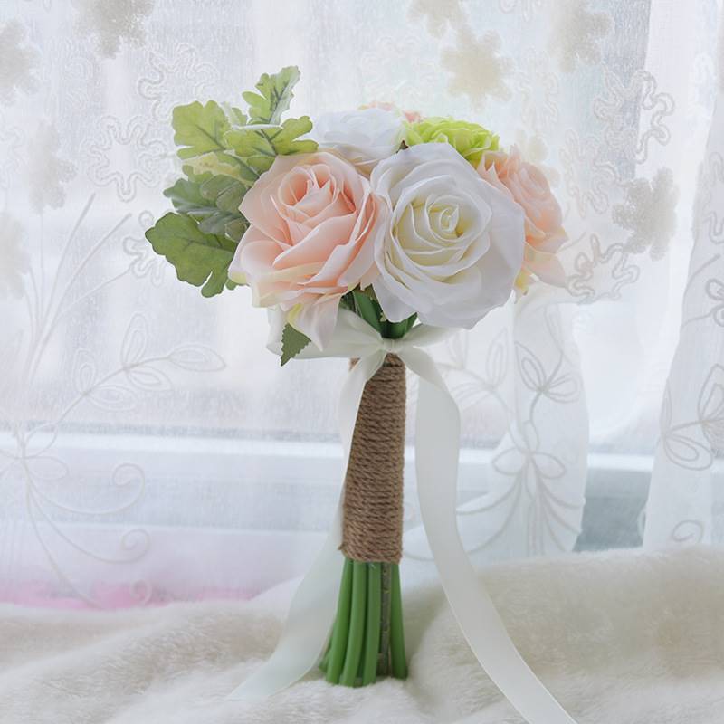 Wedding supplies bridesmaids small bouquet hand bouquet D532 - 图3