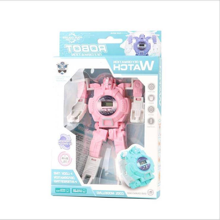 Children's school gift deformation robot watch kindergarten-图3