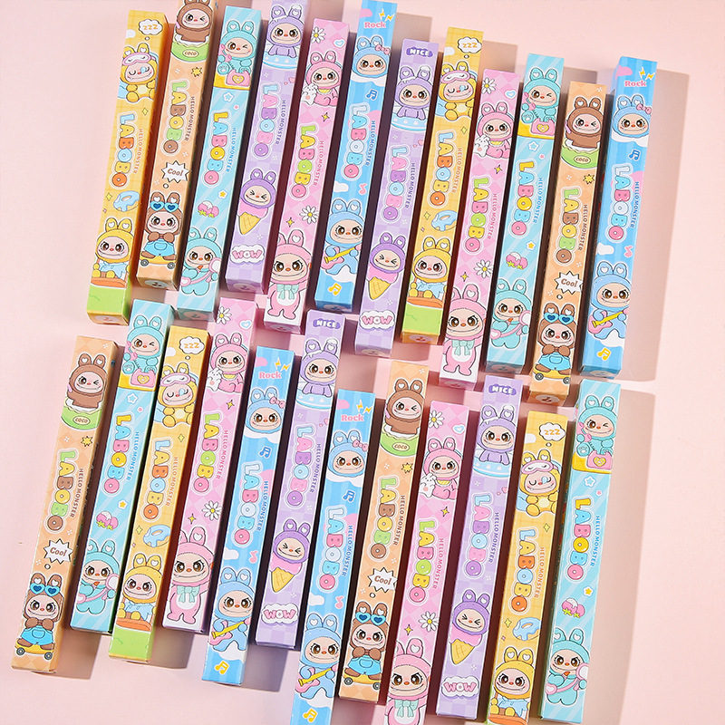 Labubu blind box pen prize labubu primary school student award gift school supplies stationery first and second grade gifts