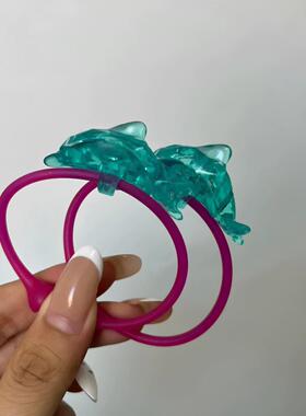 奇趣蛋玩具美人鱼主题玩具海豚手环一个海龟手环