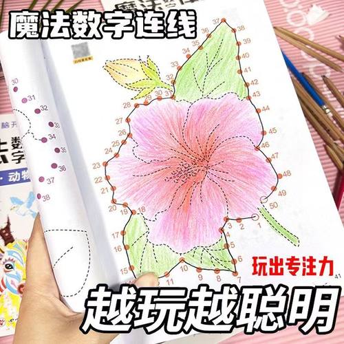 魔法连线6-12岁儿童专注力训练左右脑开发思维训练孩子耐心力训练 - 图0