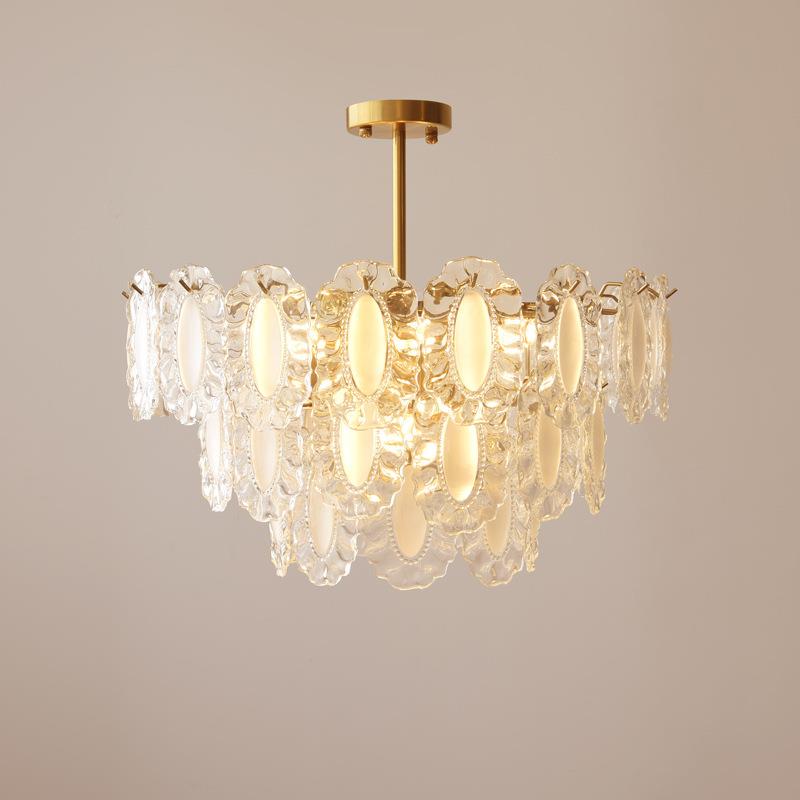 法式轻奢现代简约大气2023新款创意水晶吊灯客厅灯主卧灯餐厅灯具 - 图0