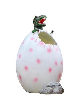 户外景区公园仿真蛋壳雕塑售楼部游乐园大型恐龙动物草坪地产装饰