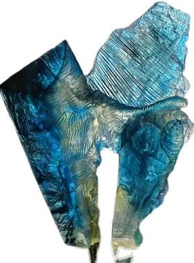 创意抽象透明树脂雕塑售楼处酒店大堂玄关会所大型铂晶摆件可定制