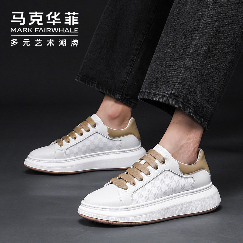 马克华菲轻便板鞋男夏季透气网面运动鞋男网布鞋镂空软底休闲鞋潮,淘宝优惠券,粉丝福利购,淘宝优惠卷