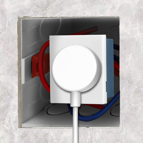 隐藏式插座二三插10A小五孔电源模块 16安三孔内嵌式冰箱空调专用 - 图0