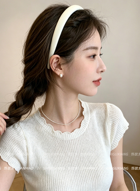 缎面细款发箍女2026新款外出百搭