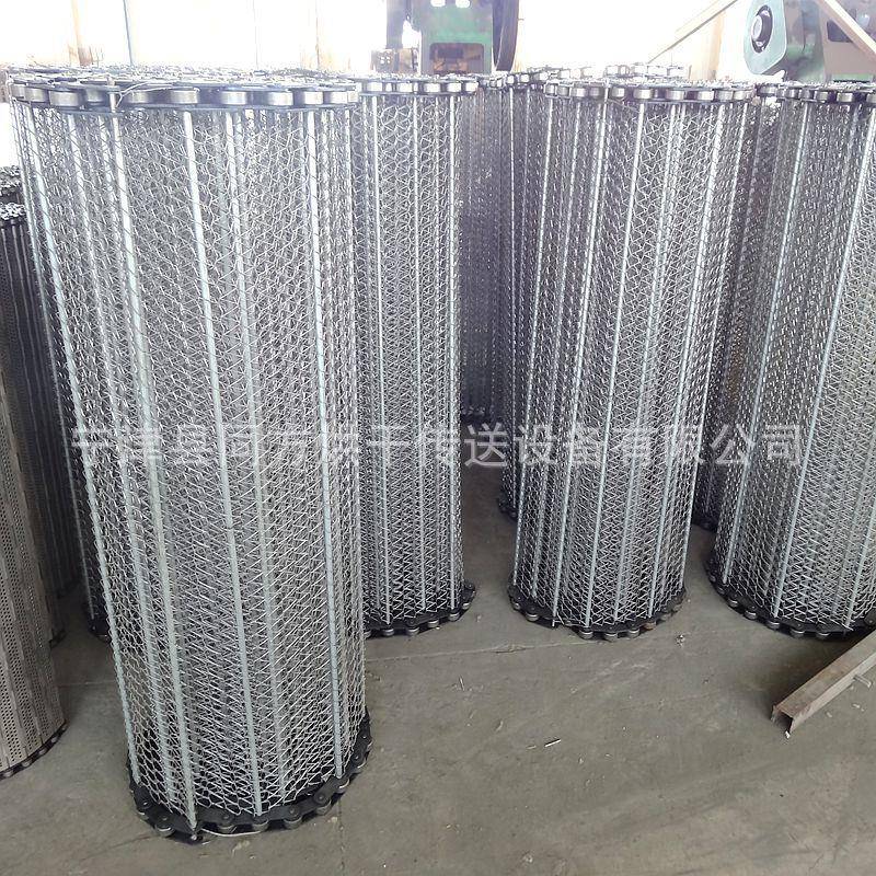 工业不锈钢枝杆网带烘干机支轴链筛网输送带非标准件穿杆链加工 - 图2