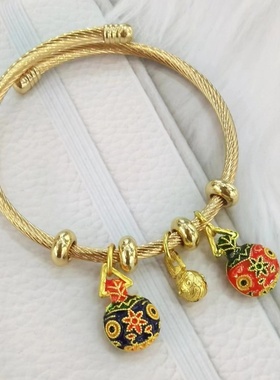 吞金兽手链一家三口款招财流行时尚设计款手环福运国潮风