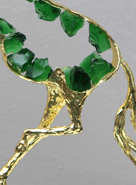 现代轻奢创意镂空骏马摆件办公室客厅玄关电视柜酒柜书柜装饰摆设