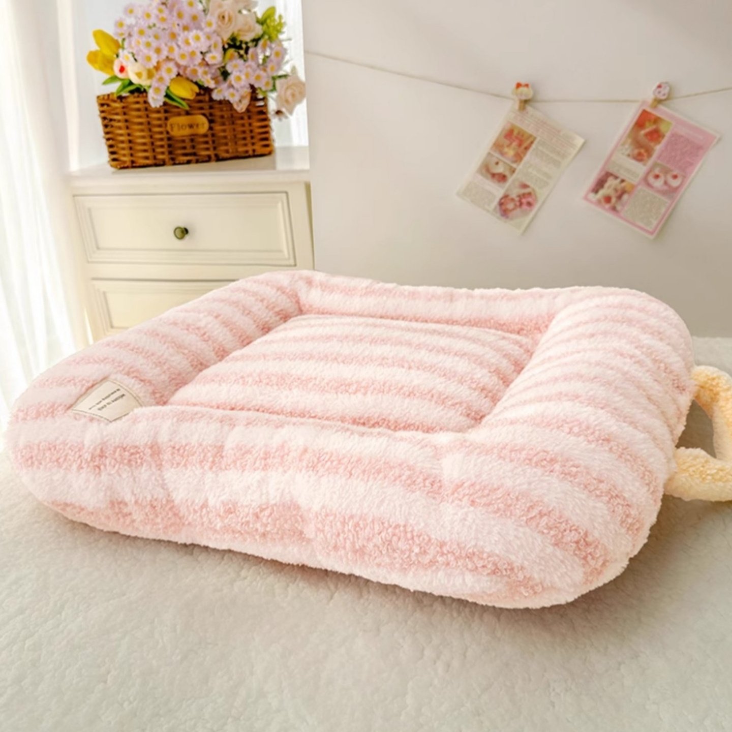 月亮绒垫子软垫四季通用幼猫小猫睡垫猫床狗垫小型犬狗窝猫窝,淘宝优惠券,粉丝福利购,淘宝优惠卷