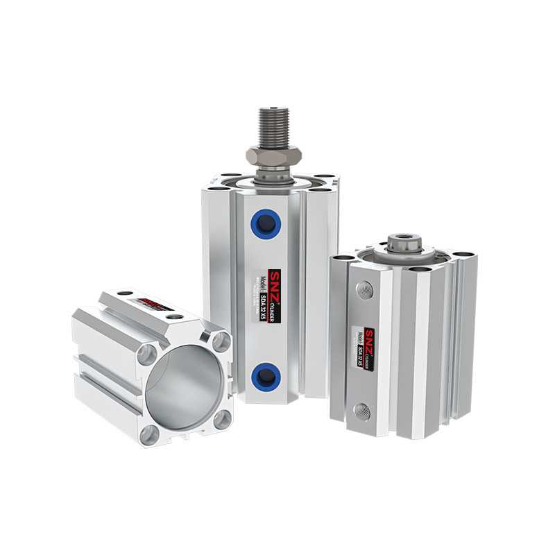 气动方形薄型气缸SDA80/100X50x63-100X15X20X25X30X40X50S大推力 - 图3