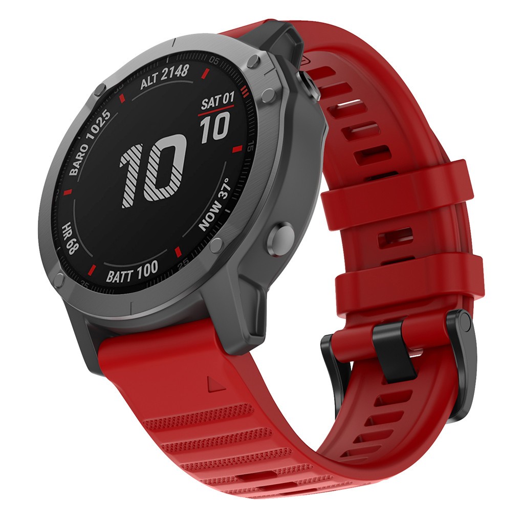 Garmin佳明飞耐时Fenix7X5X/6X/3HR表带 Forerunner935/945/955/965/Enduro2快拆MARQ2本能2运动硅胶腕带替换 - 图2