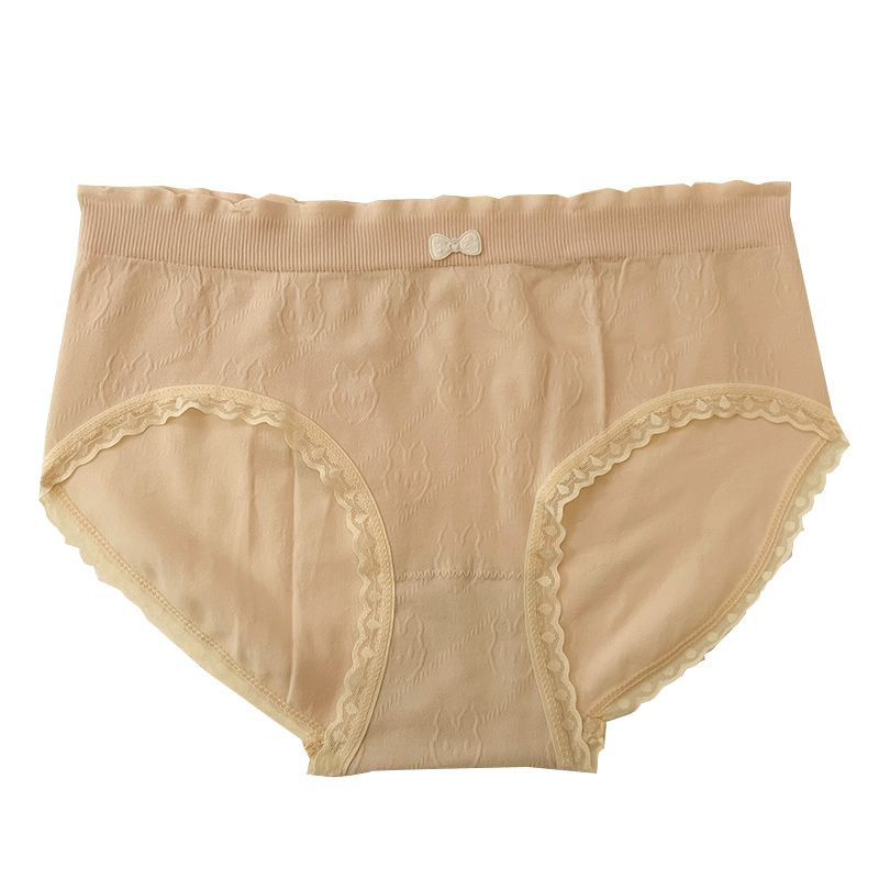【奶绵甜心】内裤女无痕纯棉裆透气抗菌日系少女学生中腰三角短裤,淘宝优惠券,粉丝福利购,淘宝优惠卷