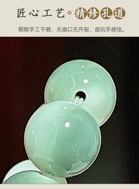 手串盘玩紫葡萄圆珠白玉菩提盘串绕指柔女学生党文玩白菩提根手链