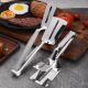 Stainless steel frying spatula clip two-in-one fish frying spatula clip