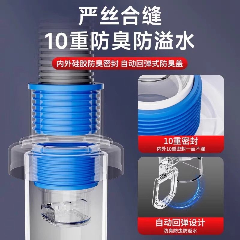 防返臭密封塞圈地漏厨房洗菜盆止逆阀排水下水管道封口盖堵口神器,淘宝优惠券,粉丝福利购,淘宝优惠卷