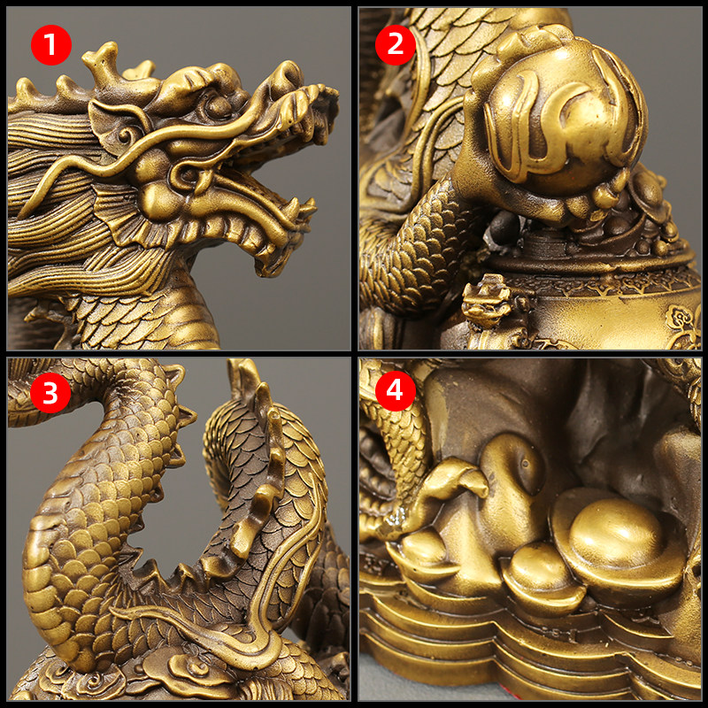 铜龙摆件金龙聚宝聚财客厅办公室桌面家居公司家居装饰品龙年摆件,淘宝优惠券,粉丝福利购,淘宝优惠卷