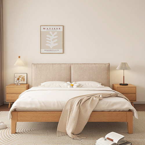 无床头靠垫软包大靠背灯芯绒床头软包榻榻米自粘靠背垫定制靠枕 - 图0