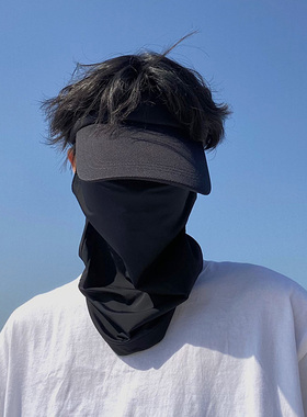 防晒面罩冰丝男女通用夏季