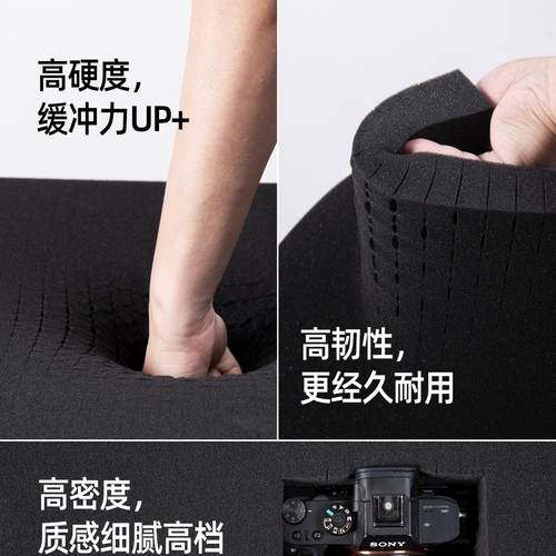万能手撕格子海绵防震箱内衬包装填充绵dIY相机网格棉礼盒高密度 - 图2