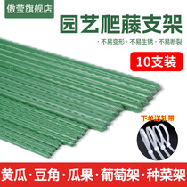 Gardening Grape Rack Bag Plastic Steel Tube Climbing rattan Bean Corner Cucumber Tomato Plant Vine support stem Courtyard Bracket