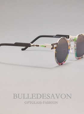 多巴胺一方一圆拼色太阳镜纯钛方形男女潮流墨镜防紫外线驾驶开车