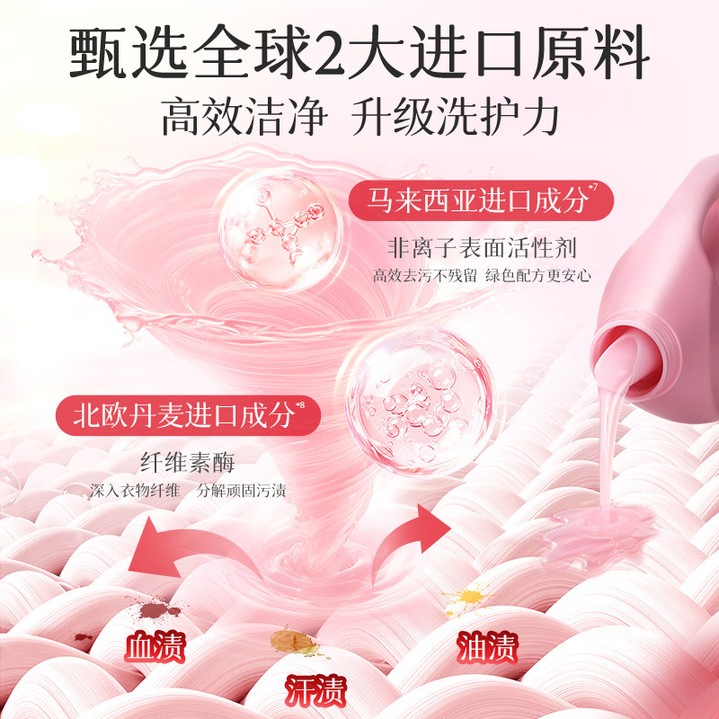 蒂姆森香氛乌木玫瑰洗衣液持久留香96小时去渍除菌除螨柔顺剂家用