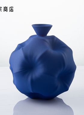 卷宗商店丨乙凡Yifan Renxu绣球花器矮口瓶子陶瓷艺术装饰摆件