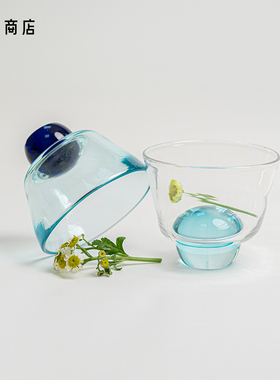 卷宗商店 | TICKLE QUO Drop 克莱因蓝琉璃玻璃碗水果甜点餐具