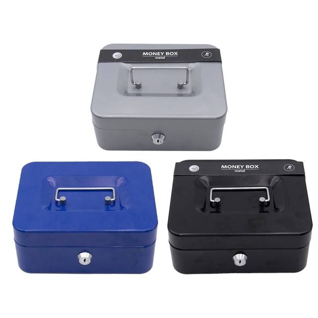 Money box cashier cashier with small iron box with password lock household jewelry certificate storage safe