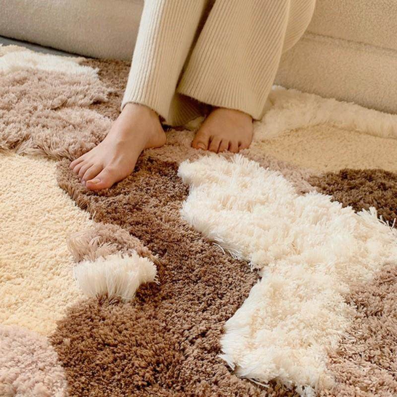 Ddd美拉德卧室棕色床边毯子客厅沙发簇绒绒地毯覆古苔藓长地垫,淘宝优惠券,粉丝福利购,淘宝优惠卷
