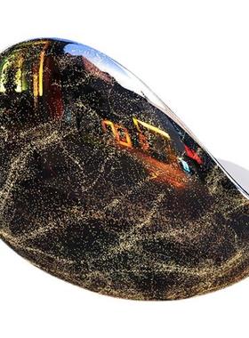 售楼部大型不锈钢镜面渔船雕塑定制水池金属发光镂空小船艺术摆件