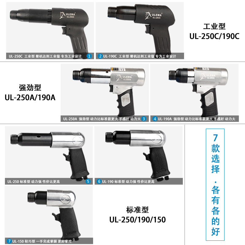 美国巨霸技术气铲风铲刀气锤风镐气镐除锈机气锹15o 190 25O工具