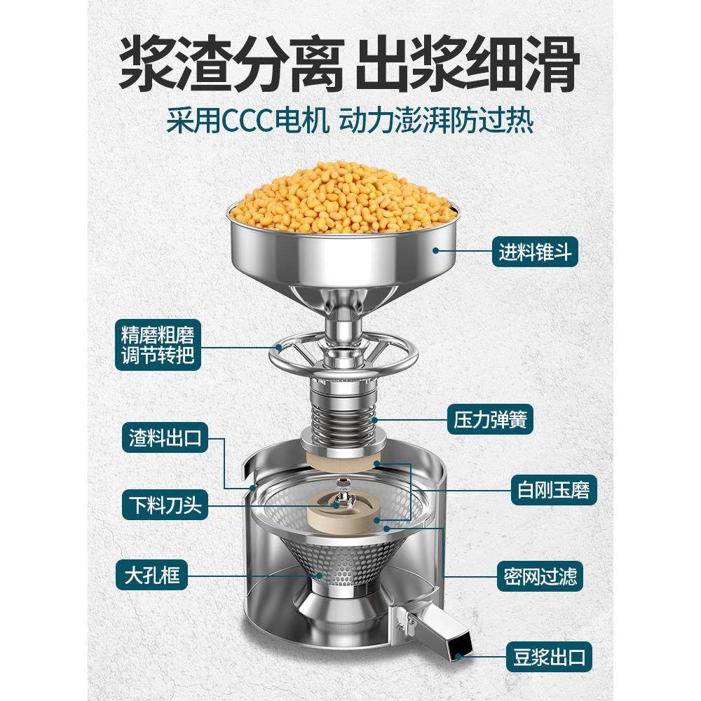 来博豆浆机商用早餐店豆腐机全自动浆液分离打包机小型粉碎机,淘宝优惠券,粉丝福利购,淘宝优惠卷
