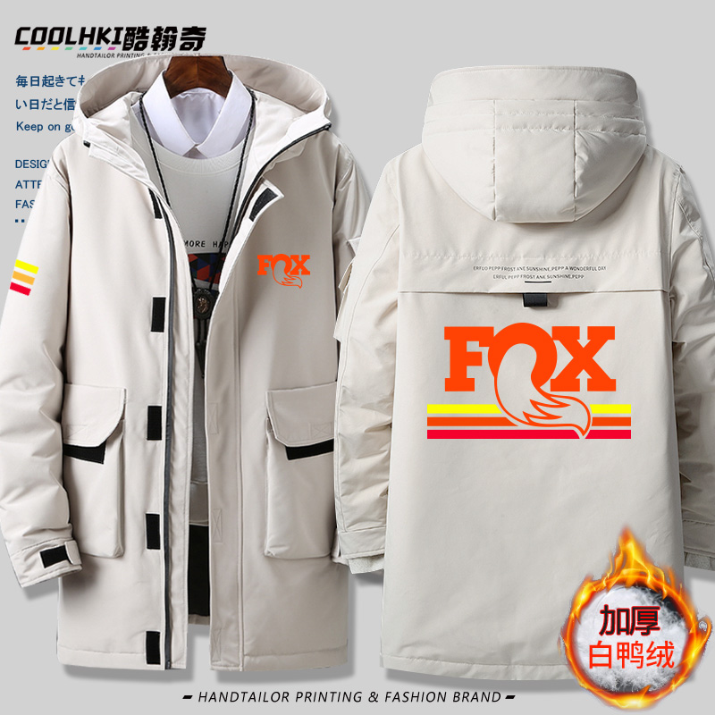 Fox Racing越野摩托车山地自行车骑行羽绒服冬季男女中长款衣服潮