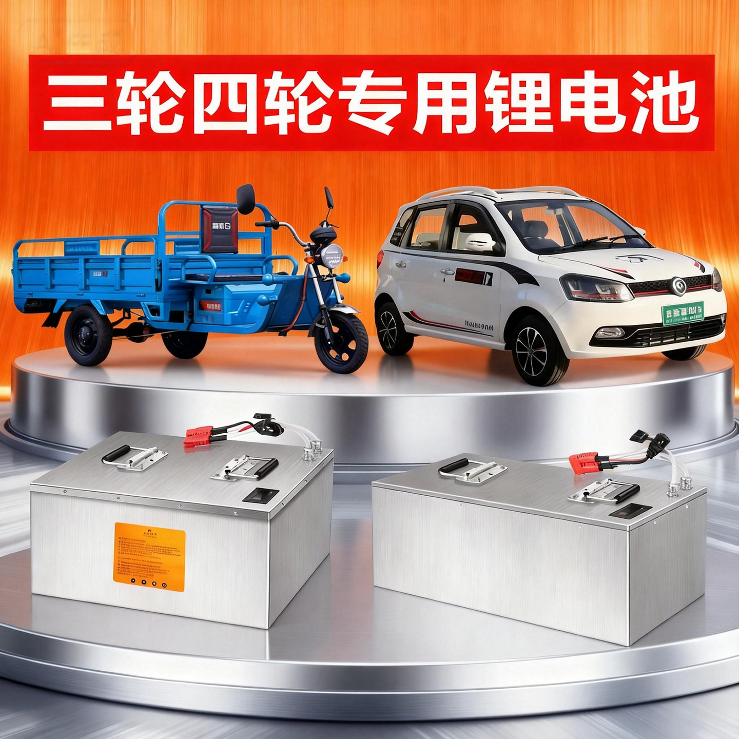 三四轮车电瓶48v60v电动车锂电池低速四轮车72v磷酸铁锂电池宁德,淘宝优惠券,粉丝福利购,淘宝优惠卷